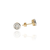 Gold earrings for ladies AU68984 - 14 karátos arany női beszúrós fülbevaló