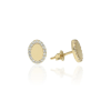Gold earrings for ladies AU70969 - 14 karátos arany női beszúrós fülbevaló