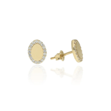 Gold earrings for ladies AU70969 - 14 karátos arany női beszúrós fülbevaló fülbevaló
