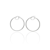 Gold earrings for ladies AU72924 - 14 karátos arany női karika fülbevaló