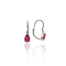 Gold earrings for ladies AU75476 - 14 karátos arany fülbevaló elöl kapcsolódó zárral fülbevaló