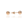 Gold earrings for ladies AU77388 - 14 karátos arany női beszúrós fülbevaló