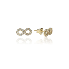 Gold earrings for ladies AU77462 - 14 karátos arany női beszúrós fülbevaló fülbevaló