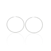 Gold earrings for ladies AU78192 - 14 karátos arany női karika fülbevaló Ø 60 MM