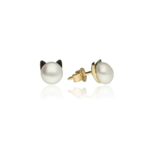 Gold earrings for ladies AU79890 - 14 karátos arany női beszúrós fülbevaló fülbevaló