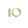 Gold earrings for ladies AU80099 - 14 karátos arany fülbevaló