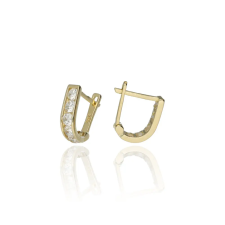 Gold earrings for ladies AU80670 - 14 karátos arany fülbevaló fülbevaló