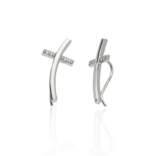 Gold earrings for ladies AU80680 - 14 karátos arany női füldísz 1 db fülbevaló