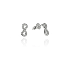Gold earrings for ladies AU81685 - 14 karátos arany női beszúrós fülbevaló pár fülbevaló