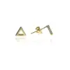 Gold earrings for ladies AU81768 - 14 karátos arany női beszúrós fülbevaló pár