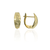 Gold earrings for ladies AU82354 - 14 karátos arany női fülbevaló Francia patentzárral