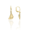 Gold earrings for ladies AU83257 - 14 karátos női arany fülbevaló