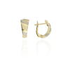 Gold earrings for ladies AU83711 - 14 karátos arany női fülbevaló Francia patentzárral