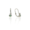 Gold earrings for ladies AU84347 - 14 karátos arany fülbevaló elöl kapcsolódó zárral