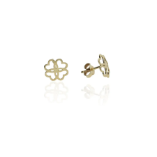 Gold earrings for ladies AU84360 - 14 karátos arany beszúrós fülbevaló fülbevaló