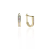 Gold earrings for ladies AU84488 - 14 karátos arany bébi fülbevaló Francia patentzárral