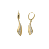 Gold earrings for ladies AU86894 - 14 karátos arany női lógós fülbevaló