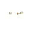 Gold earrings for ladies AU86906 - 14 karátos arany női beszúrós fülbevaló