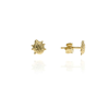 Gold earrings for ladies AU86908 - 14 karátos arany női beszúrós fülbevaló