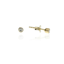 Gold earrings for ladies AU86909 - 14 karátos arany női beszúrós fülbevaló fülbevaló