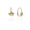 Gold earrings for ladies AU86912 - 14 karátos arany fülbevaló elöl kapcsolódó zárral