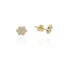Gold earrings for ladies AU87067 - 14 K arany fülbevaló
