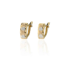 Gold earrings for ladies AU87398 - 14 K sárga arany fülbevaló