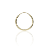 Gold earrings for ladies AU-FU-S-17-30 - 14 karátos arany unisex fülbevaló 1 db - Ø17,00 mm
