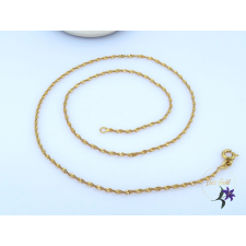  Gold filled csavart nyaklánc -18K nyaklánc