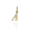 Gold letter pendants 14 K arany A Betű medál - AU-XS3-A-40