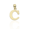 Gold letter pendants 14 K arany C Betű medál - AU-XS2-C-40