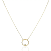 Gold necklaces AU84248 - 14 karátos arany nyaklánc medállal Hossz: 42+3 cm