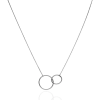 Gold necklaces AU85085 - 14 karátos arany nyaklánc kör medállal Hossz: 42+3 cm