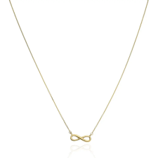 Gold necklaces AU85103 - 14 karátos arany nyaklánc infinity medállal Hossz: 42+3 cm nyaklánc