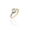 Gold rings AU71397 - 14 karátos női arany eljegyzési gyűrű Méret: 52