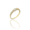 Gold rings AU74357 - 14 karátos női arany gyűrű Méret: 55