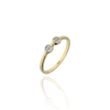 Gold rings AU76407 - 14 karátos női arany gyűrű Méret: 52