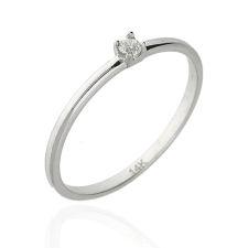 Gold rings AU85651 - 14 karátos női arany eljegyzési gyűrű Méret: 49 gyűrű