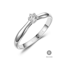 Gold rings NS-605-18K-A - Nina Sara női arany eljegyzési gyűrű gyűrű