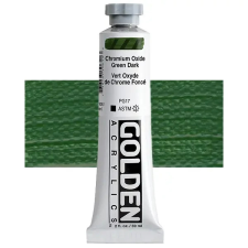  Golden Acrylics Heavy Body akrilfesték, 59 ml - 1061, chromium oxide green dark akrilfesték
