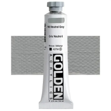  Golden Acrylics Heavy Body akrilfesték, 59 ml - 1446, n6 neutral gray akrilfesték