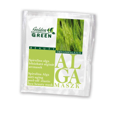 Golden Green Spirulina Alga lehúzható öregedésgátló arcmaszk 6g arcpakolás, arcmaszk