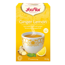 Golden Temple BIO Citromos gyömbér tea 17x1,8g Yogi Ginger Lemon gyógytea