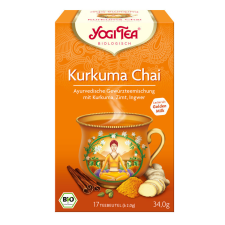 Golden Temple BIO Kurkuma chai tea 17x2g Yogi reform élelmiszer