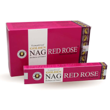 Golden (Vijayshree) Golden Nag Red Rose (Vörös Rózsa) Indiai Füstölő (15db) füstölő