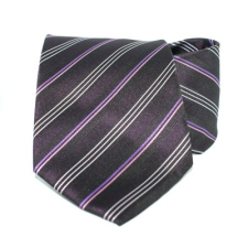 Goldenland nyakkendő - LIla csíkos nyakkendő