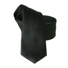 Goldenland slim nyakkendõ - Fekete szatén nyakkendő
