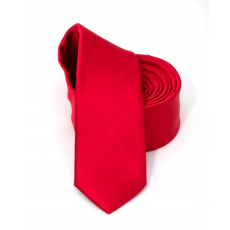  Goldenland slim nyakkendő - Piros szatén