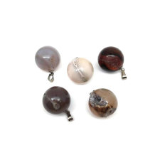  Golyó medál Achát geódás 18mm medál