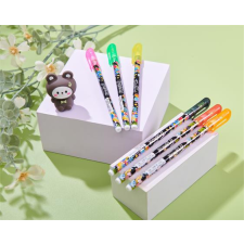  Golyóstoll, 0,25 mm, kupakos, FLEXOFFICE &quot;FO-058 Tropical&quot;, kék toll